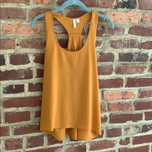 Nordstrom Frenchi Orange Racerback Tank Top